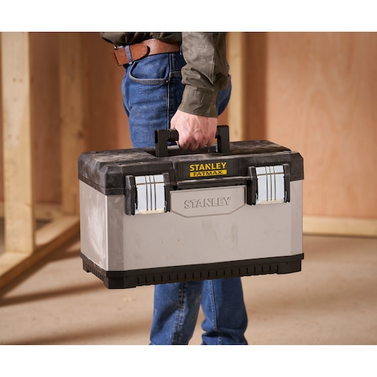 STANLEY FATMAX 20 in. Metal Plastic Tool Box