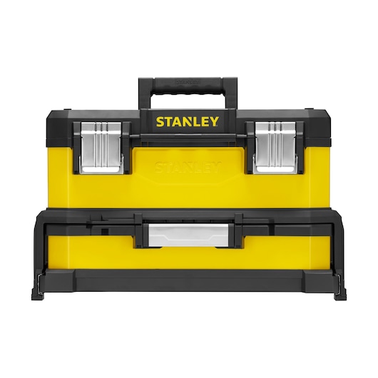 Boîte à outils en métal galvanisé avec tiroir STANLEY®, 50 cm
