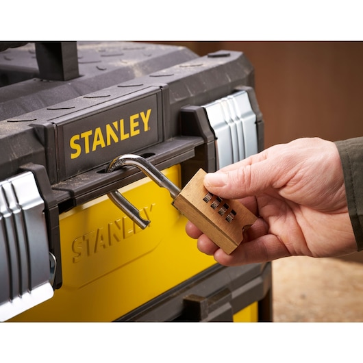 STANLEY 20 in. Metal Plastic Tool Box with Drawer