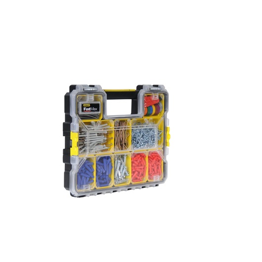 ORGANISEUR ETANCHE PROFONDEUR 64MM - 10 COMPARTIMENTS AMOVIBLES - FATMAX