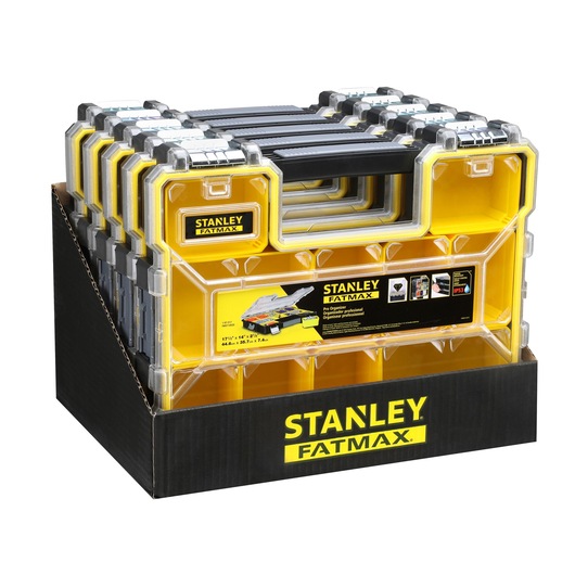 ORGANISEUR ETANCHE PROFONDEUR 64MM - 10 COMPARTIMENTS AMOVIBLES - FATMAX