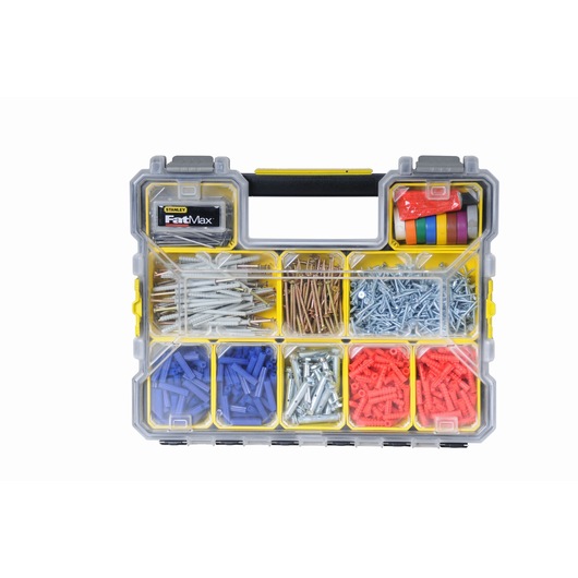 ORGANISEUR PROFONDEUR 64MM - 10 COMPARTIMENTS AMOVIBLES FATMAX