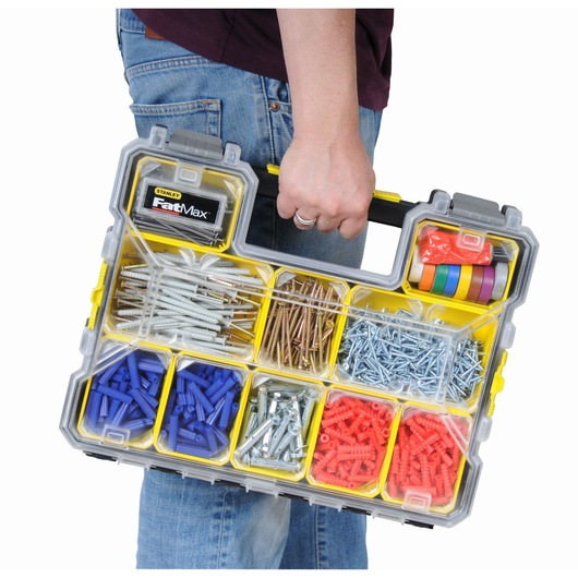 ORGANISEUR PROFONDEUR 64MM - 10 COMPARTIMENTS AMOVIBLES FATMAX