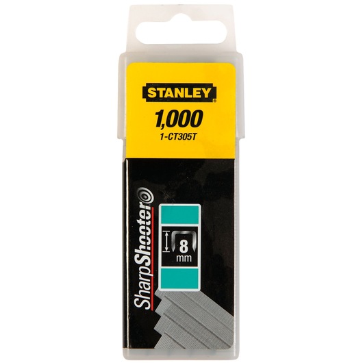 AGRAFES PLATES 8MM-5/16" - BOITE DE 1000PCS