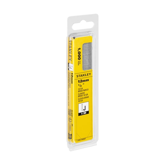STANLEY® Type E/J Brad Nails - 12mm