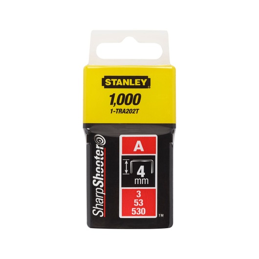 AGRAFES 4MM TYPE A - BOITE DE 1000PCS