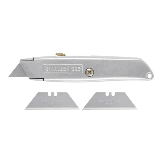 STANLEY® 155mm 99E Retractable Blade Utility Knife with 3 replacement blades