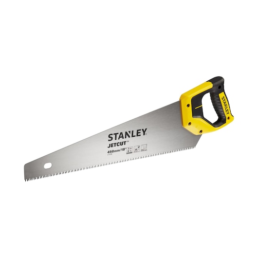 Scie égoïne JETCUT™ STANLEY® 450 mm, coupe de débit, 7 dents/pouce
