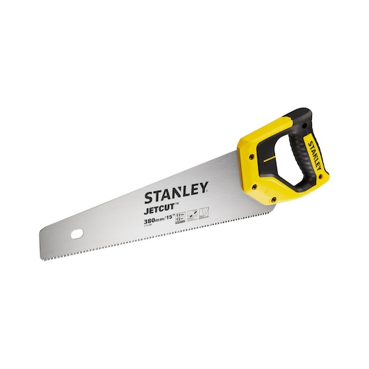 Scie égoïne JETCUT™ STANLEY® 380 mm, coupe fine, 11 dents/pouce