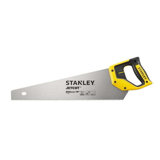 Scie égoïne JETCUT™ STANLEY® 450 mm, coupe fine, 11 dents/pouce