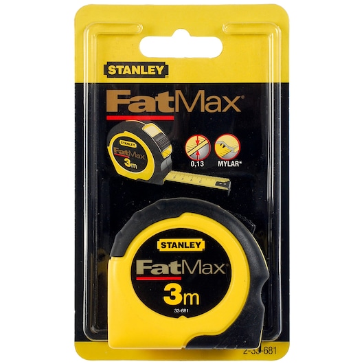 MESURE 3M X 16MM - DOUBLE MARQUAGE DU RUBAN FATMAX