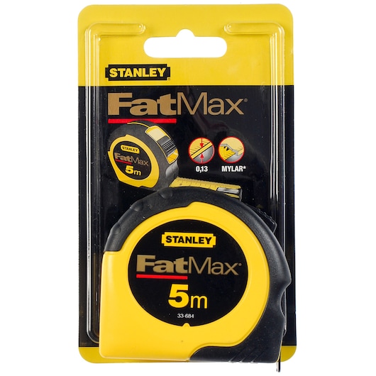 MESURE 5M X 19MM - DOUBLE MARQUAGE DU RUBAN FATMAX