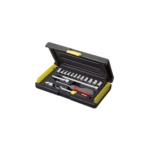 2-85-582, STANLEY® 18-Piece 1/4'' Micro Tough Socket Set, Beauty
