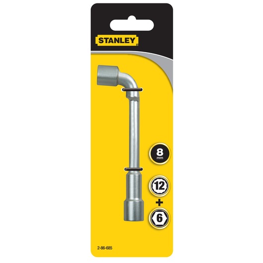 CLE A PIPE DEBOUCHEE 6X12 PANS 8MM