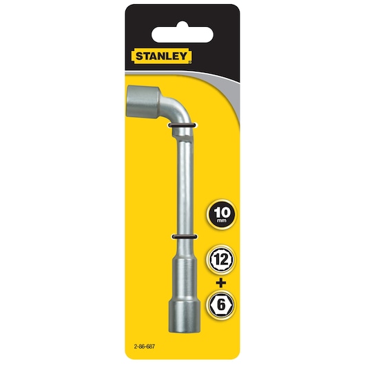 CLE A PIPE DEBOUCHEE 6X12 PANS 10MM