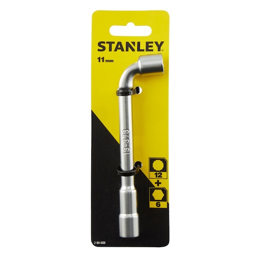 Clé A Pipe Debouchee 6X12 Pans 20Mm Stanley 2-86-697 - Outillage