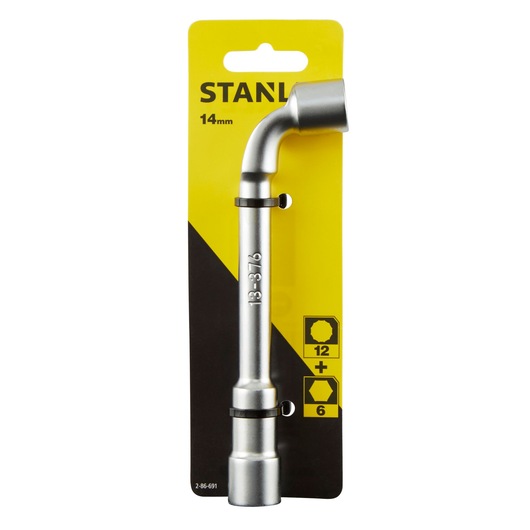 CLE A PIPE DEBOUCHEE 6X12 PANS 14MM