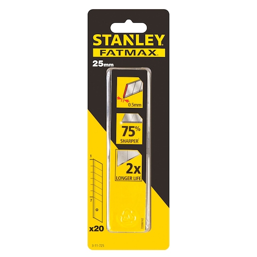 Lames de cutter STANLEY® FATMAX® 25 mm x 20