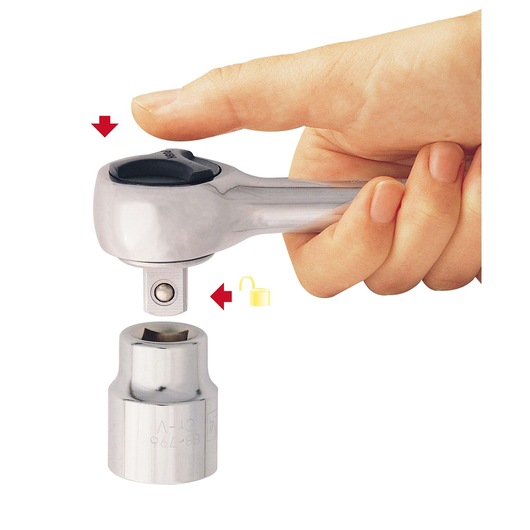 CLIQUET 1/4" A EJECTION RAPIDE