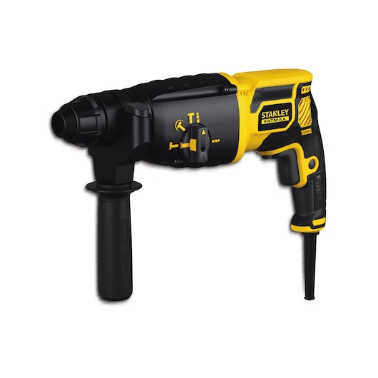 Perforateur SDS+ 1,8J EPTA - 750W - 0-1050 trs/min, 0-5200 cps/min, Mandrin SDS+ 26mm, 3 modes perçage / perforation / burinage - STANLEY FATMAX, FME500K-QS