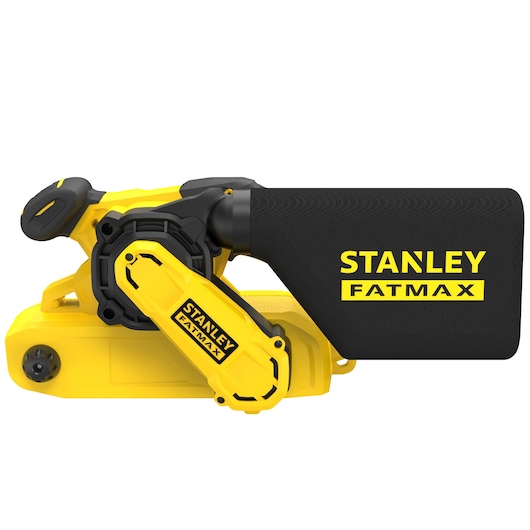 Ponceuse à bande - 1010W - 390 m/min, Plateau 533x76 mm, Rouleaux métalliques - STANLEY FATMAX, FMEW204K-QS