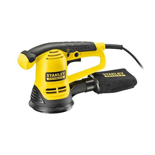 STANLEY® FATMAX® 480W Corded AC Random Orbit Sander with Kit Box and 10 Extra Sheets
