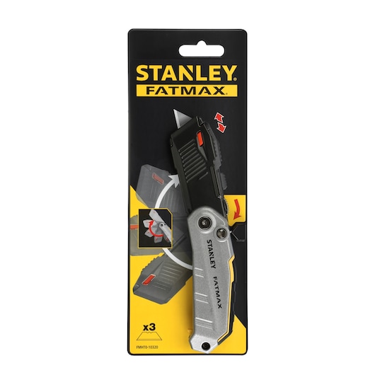 Cutter pliant STANLEY® FATMAX®, fermeture assistée