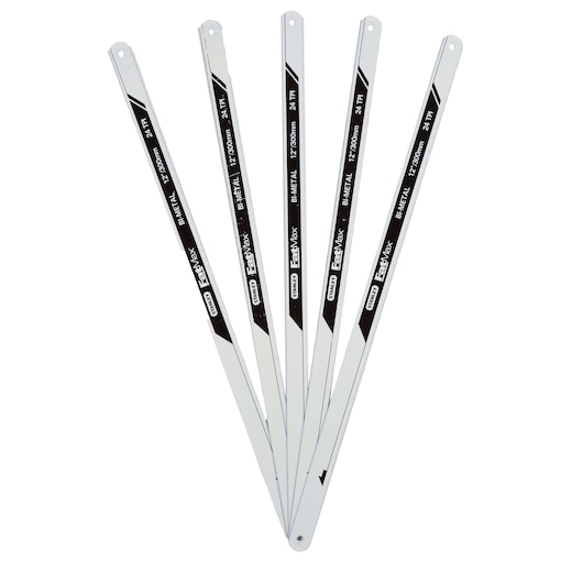 LAME DE SCIE A METAUX - CARTE 5 LAMES BIMETAL FATMAX 10 DENTS