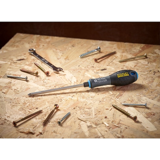 STANLEY® FATMAX® Pozidriv Bolster Pozi 2 x 125mm Screwdriver