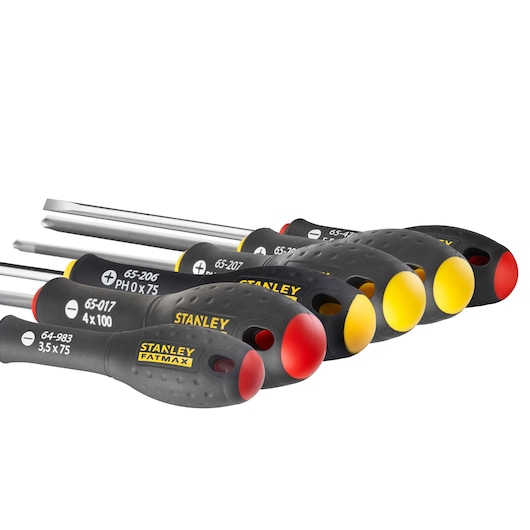 TOURNEVIS ELECTRICIEN + PHILLIPS  - JEU DE 6 PCS FATMAX