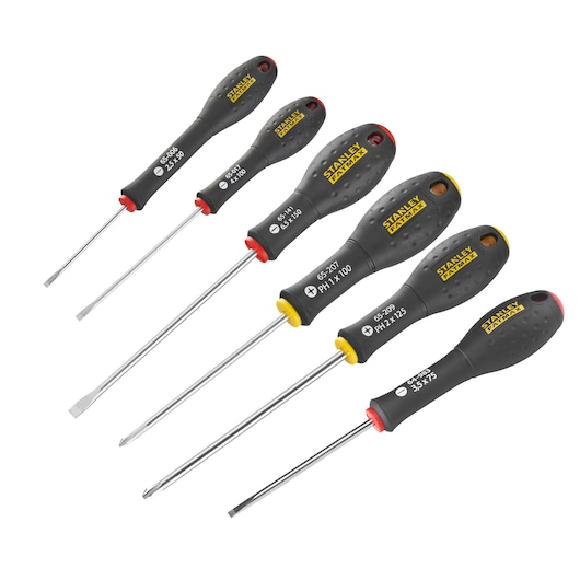 TOURNEVIS ELECTRICIEN + MECANICIEN + PHILLIPS - JEU DE 7 PCS FATMAX