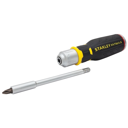 Tournevis à cliquet manche révolver STANLEY® FATMAX® avec 12 embouts