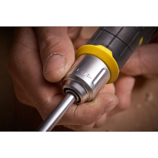 STANLEY® FATMAX® Ratchet Screwdriver Pistol Grip with 12 Bits