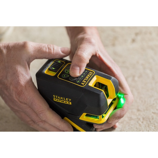 NIVEAU LASER CROIX + 5 POINTS - SCPG5 VERT - FATMAX