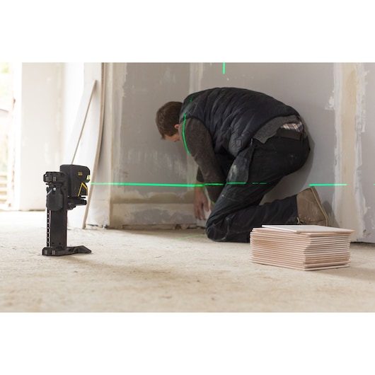 NIVEAU LASER CROIX + 5 POINTS - SCPG5 VERT - FATMAX