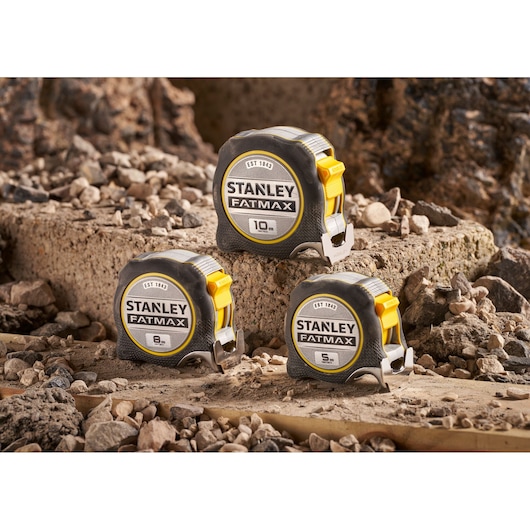 STANLEY® FATMAX® XTREME™ 5M (32MM WIDE) TAPE MEASURE, STANLEY FATMAX XTREME Tape 8m cm EU, STANLEY® FATMAX® XTREME™ 10M (32MM WIDE) TAPE MEASURE
