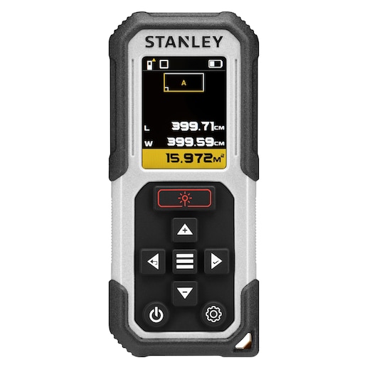 STANLEY FATMAX 60M Laser Distance Measurer. Product On White Photography