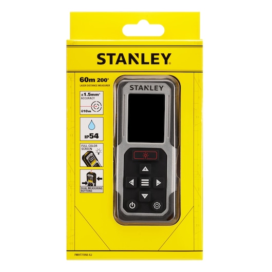 STANLEY FATMAX 60M Laser Distance Measurer. Packaging Photography