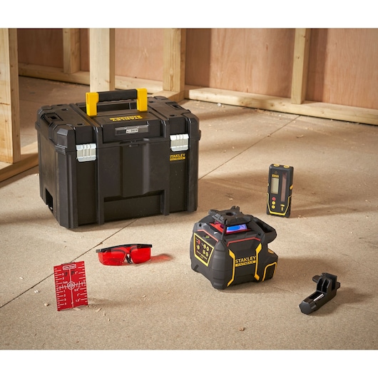 STANLEY® FATMAX® Rotary RL600 Alkaline Red Beam Laser Level