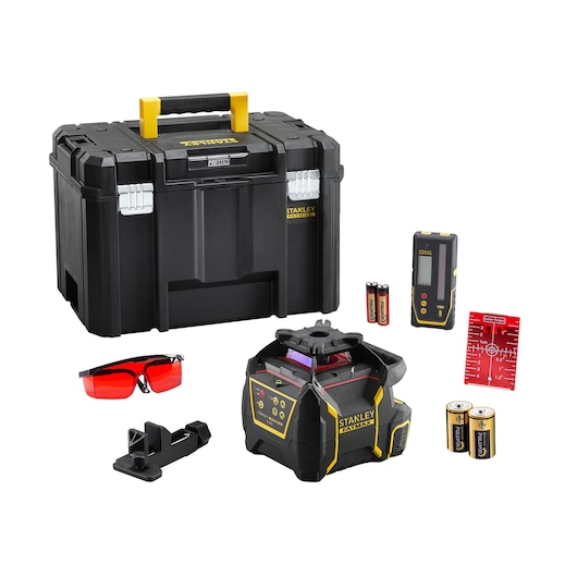 STANLEY® FATMAX® Rotary RL600 Alkaline Red Beam Laser Level