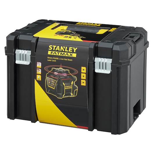 Pack Laser automatique Stanley RL600L + Trepied à colonne et mire👷‍♂️