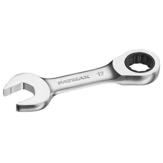 Clé à cliquet réversible anti-ripage courte 17 mm STANLEY® FATMAX®
