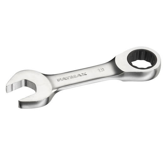 Clé à cliquet réversible anti-ripage courte 19 mm STANLEY® FATMAX®