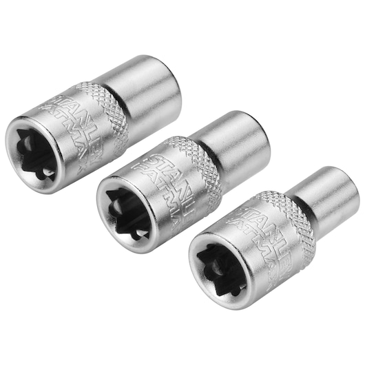 JEU DE DOUILLES 1/4" 6 PANS 5-6-7 MM FATMAX - 3 PIECES