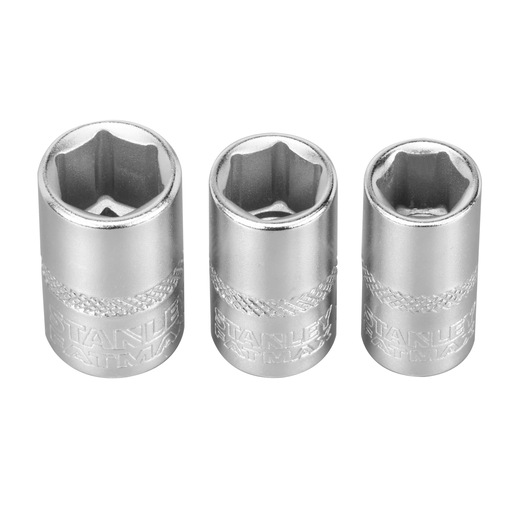 JEU DE DOUILLES 1/4" 6 PANS 8-9-10 MM FATMAX - 3 PIECES