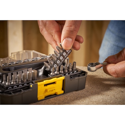 STANLEY® FATMAX® 1/4” S PRO-STACK Socket Set