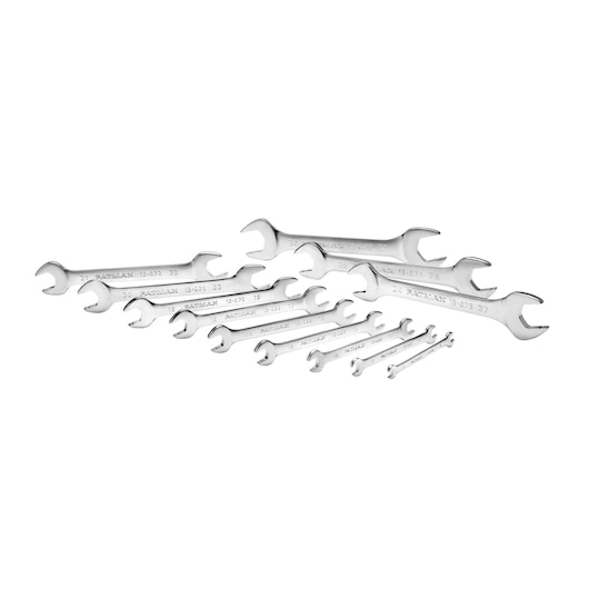 STANLEY FATMAX Open end wrench set (12 pieces)