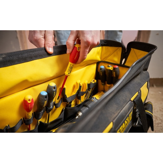 STANLEY FATMAX 20 in. Open Mouth Rigid Tool Bag