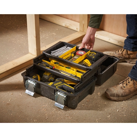STANLEY FATMAX 18 in. Structural Foam Cantilever Tool Box
