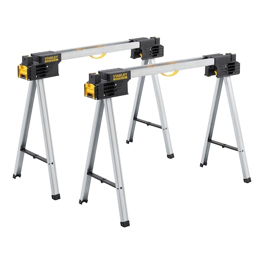 FMST1-75763 STANLEY® FATMAX® Folding Metal Sawhorse (Pair), 900kg Max. Capacity, main image